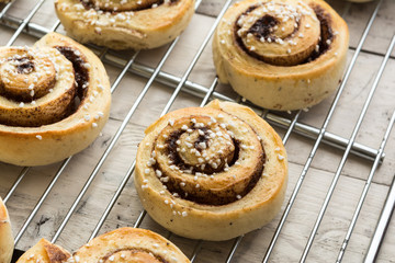 Delicious fresh cinnamon rolls