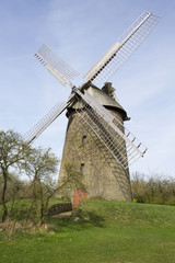 Fototapeta na wymiar The historic Seelenfelder Windmill in Westphalia, Germany