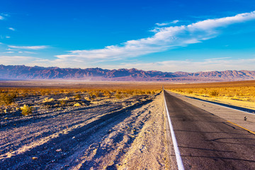 Death Valley Mojave Street, highway, endless street, desert road, landscape, lone, texture,...