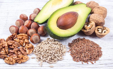 Sources of omega 3 fatty acids contained in the food.