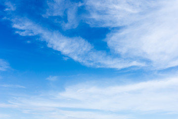 Blue Clear Sky Clouds Background