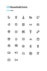 Household Vector Icons