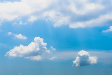 Bright Sky Blue clouds Background