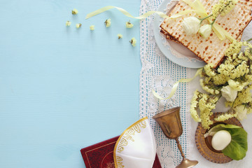 Pesah celebration concept (jewish Passover holiday)