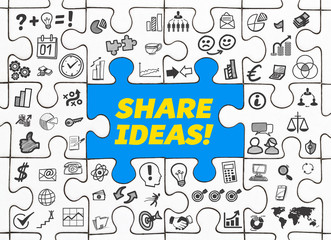 Share Ideas! / Puzzle mit Symbole