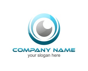 circle and round logo company name