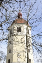 Bell tower  at the hill Schlossberg  in Graz, Austria