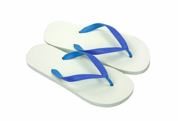 Pair of flip flops Isolated on White background