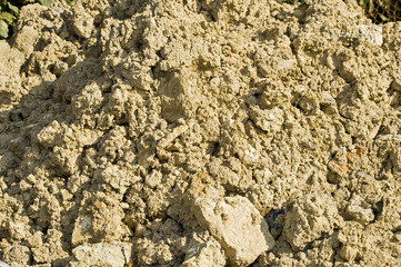 a pile of sand