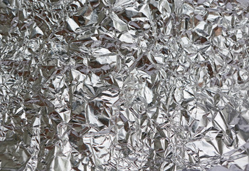 Aluminum foil background