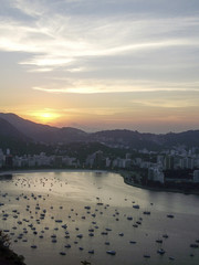 Naklejka premium Aerial shot of Rio de Janeiro