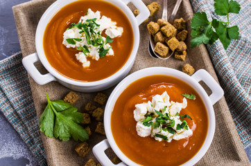 Dense vegetable soup