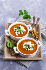 Dense vegetable soup