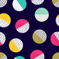 Geometric polka dot. Cute polka dot.  Seamless pattern can be used for wallpaper, pattern fills, web page background, surface textures.