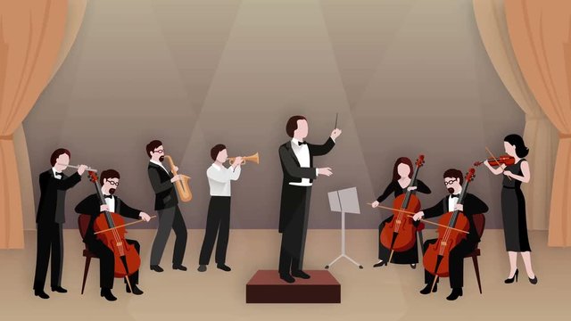 Music Concert Scenes Animation Footage