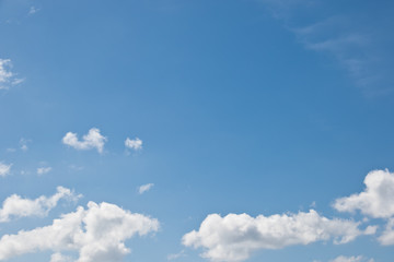 Blue sky and cloud