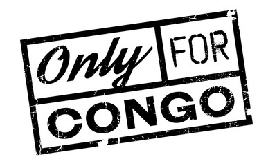 Only For Congo rubber stamp. Grunge design with dust scratches. Effects can be easily removed for a clean, crisp look. Color is easily changed.