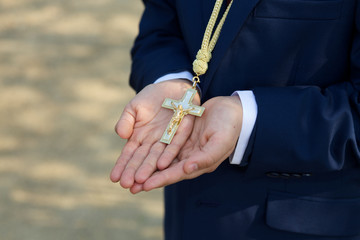 Erstkommunion goldenes Kreuz 