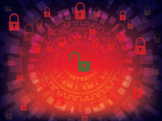 cyber security background