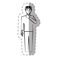 man people male character vector illustration eps 10