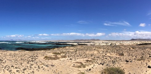 Lighthouse in El Toston, north of Fuerteventura