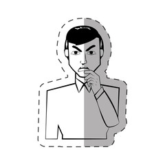 man people male character vector illustration eps 10