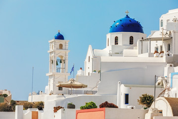 Beautiful Thira  in Santorini

