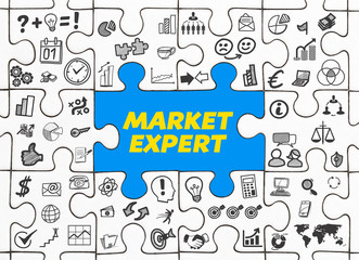 Market Expert / Puzzle mit Symbole