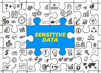 Sensitive Data / Puzzle mit Symbole