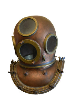 Copper Diving helmet close