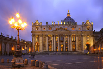 Basilica of St. Peter. Vatican City