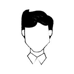 head male people character vector illustration eps 10