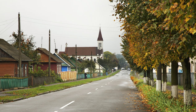 Church of St. Anthony in Kosava. Belarus