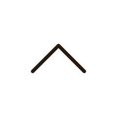 line arrow icon on white background