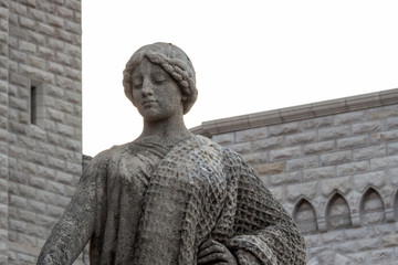 ornamental stone statue