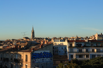 Ville de Montpellir dans l'Hérault, France