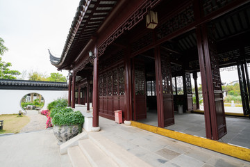 Fototapeta na wymiar Chinese ancient architecture