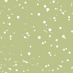 Vector seamless pattern with inc splash, blots, smudge and brush strokes. Green Grunge template for web background, prints, wallpaper, surface, wrapping, elements for design.