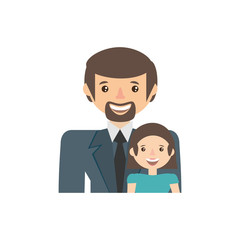 dad and kid infant image vector illustration eps 10