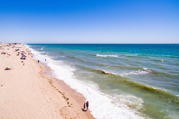 Coastline sand beach of Puerto Penasco, Mexico