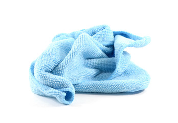 Light blue microfiber cloth