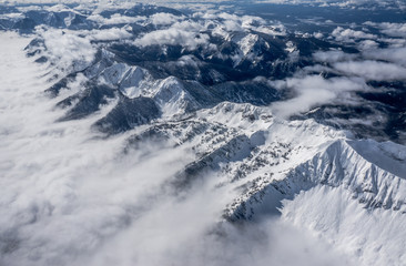 Fototapeta na wymiar Rocky Mountain Aerial