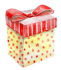 watercolor gift box - 142813383