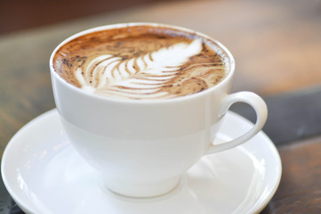 hot coffee or hot cappuccino