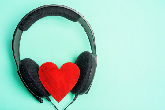 Headphones + heart