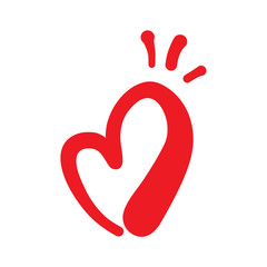 heart shape design for love symbols. valentine's day