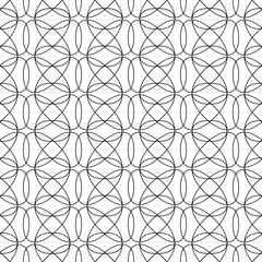 Fototapeta premium Seamless abstract black and white monochrome pattern. Fashion design. Vector background. Perfect for wallpapers, pattern fills, web page backgrounds, surface textures, textile