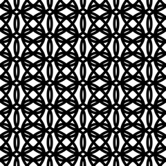 Seamless abstract black and white monochrome pattern. Fashion design. Vector background. Perfect for wallpapers, pattern fills, web page backgrounds, surface textures, textile