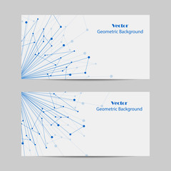 Set of horizontal banners