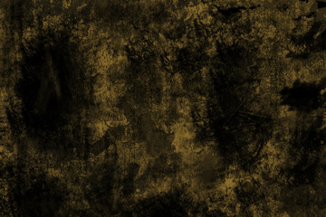 Grunge metal background, worn yellow steel texture